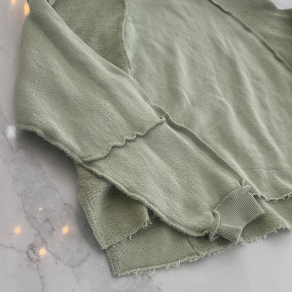 America Eagle Sage Green Mock Neck Sweater - Picture 2 of 4